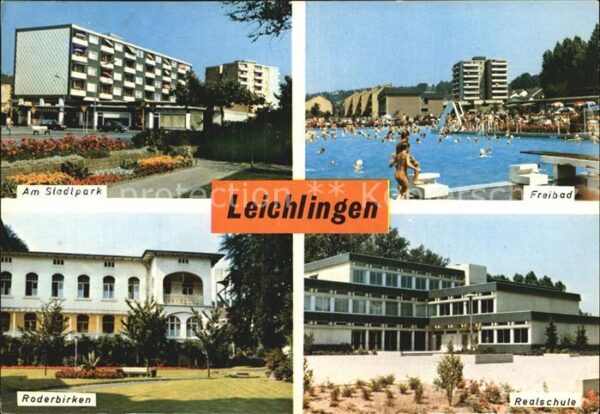 Leichlingen Rheinland Freibad Stadtpark Realschule