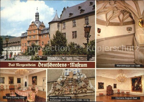 Bad Mergentheim Deutschordens Museum Wendeltreppe Franz