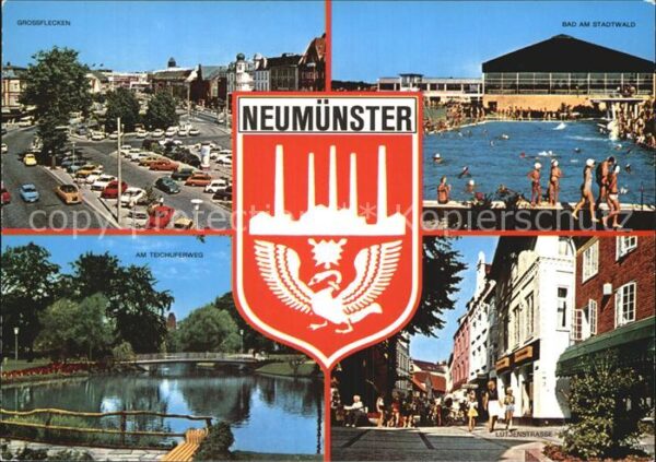 Neumuenster Schleswig-Holstein Grossflecken Bad am Stadtwald Am Teichu