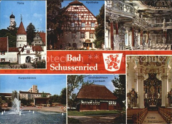 Bad Schussenried Törle Apotheke Bibliothekssaal Kurparkk
