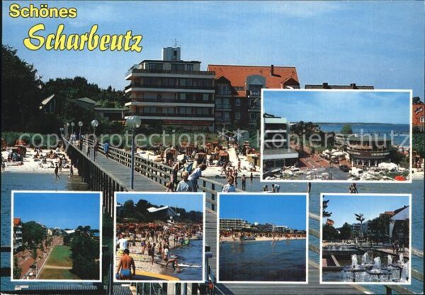 Scharbeutz Ostseebad Seebrücke Restaurant Strandpartien Wass