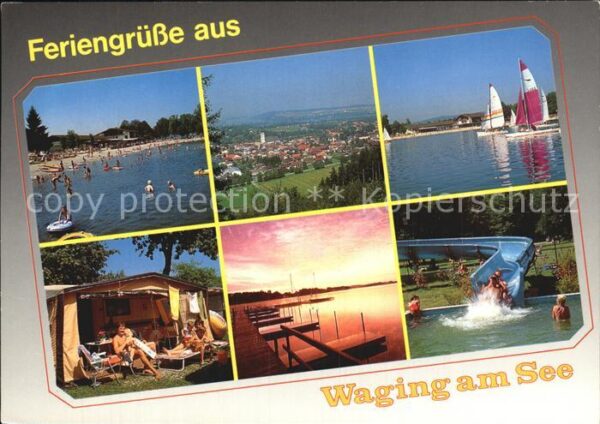 Waging See Strand Kurhaus Panorama Campingplatz Mo