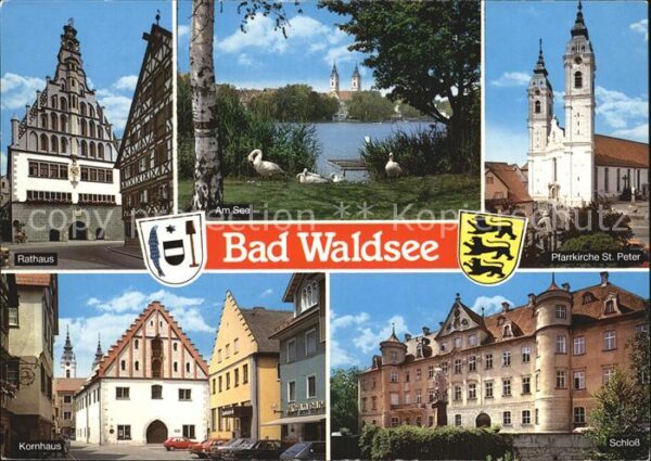 Bad Waldsee Rathaus Am See Pfarrkirche St Peter Kor