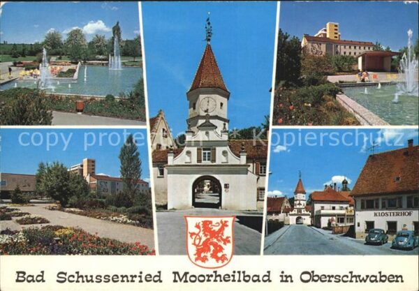 Bad Schussenried Schwimmbad Stadttor Wasserspiele Kurpar