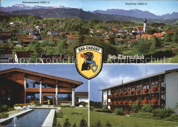 Bad Endorf Panorama Jod Thermalbad Kampenwand Hoch