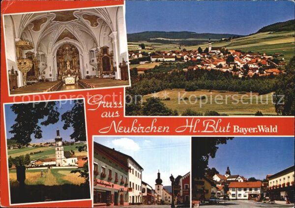 Neukirchen Heilig Blut Wallfahrtskirche Inneres Panorama Dorfp