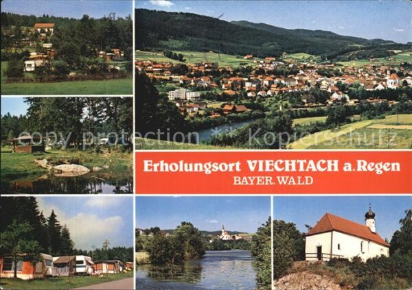 Viechtach Bayerischer Wald Campingplatz Panorama Kapelle