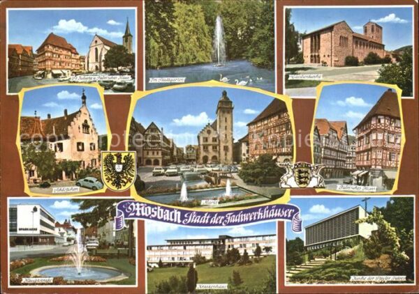 Mosbach Baden St Juliana Palmsches Haus Stadtgarten C