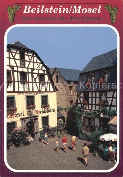 Beilstein Mosel Historischer Marktplatz Mosel Weinstube