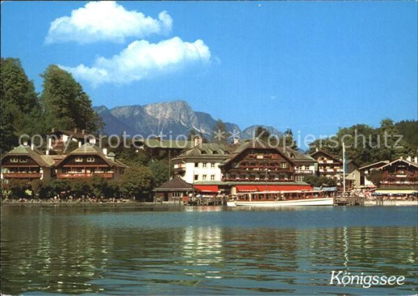 Koenigssee Seelände mit Untersberg