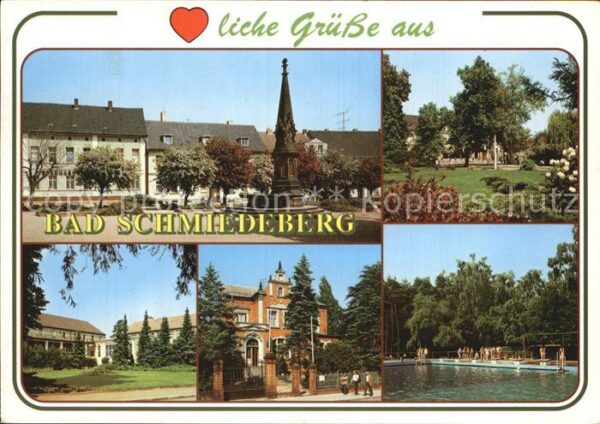 Bad Schmiedeberg Markt Kurpark Eisenmoorbad Haus Heidesa