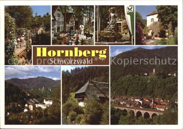 Hornberg Schwarzwald Teilansichten Dorfmotive Panorama Schwa
