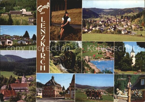 Lenzkirch Sanatorium Schwarzwaldmädel Panorama Bu