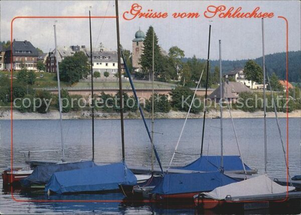 Schluchsee Teilansicht Bootsliegeplatz