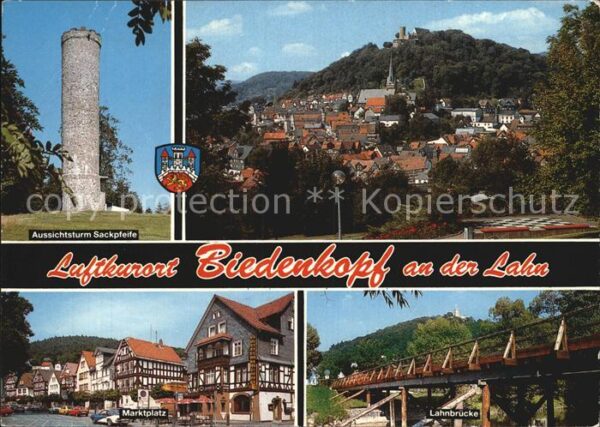 Biedenkopf Aussichtsturm Sackpfeife Panorama Burg