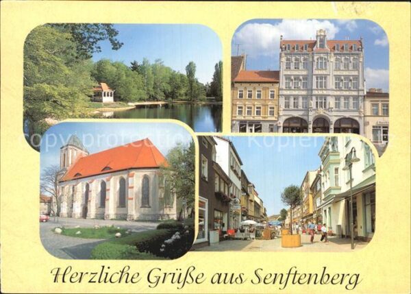 Senftenberg Niederlausitz Schlosspark Markt Pfarrkirche St Peter