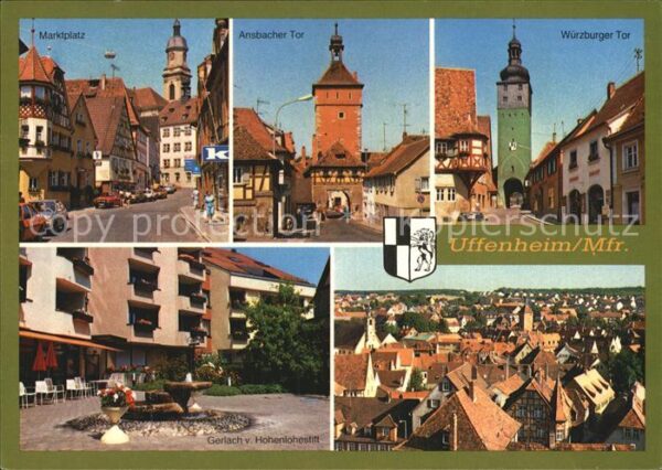 Uffenheim Marktplatz Ansbacher Tor Würzburger Tor