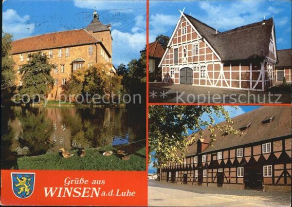 Winsen Luhe Schloss Fachwerkhäuser