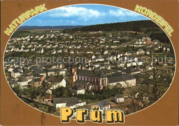 Pruem Eifel Fliegeraufnahme