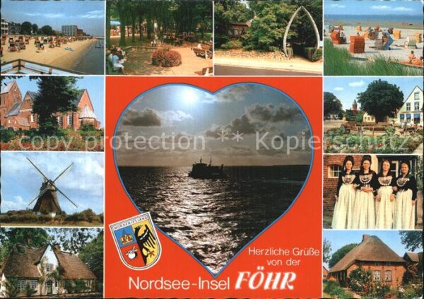Insel Foehr Strand Sandwall Friesenmuseum Amrum St