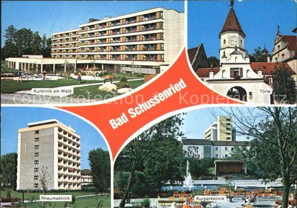 Bad Schussenried Kurklinik am Wald Törle Rheumaklinik Ku
