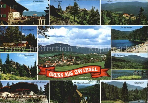 Zwiesel Niederbayern Kaltersberg Gr Osser Arber Panorama Gr