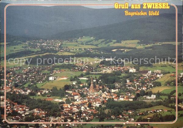 Zwiesel Niederbayern Fliegeraufnahme