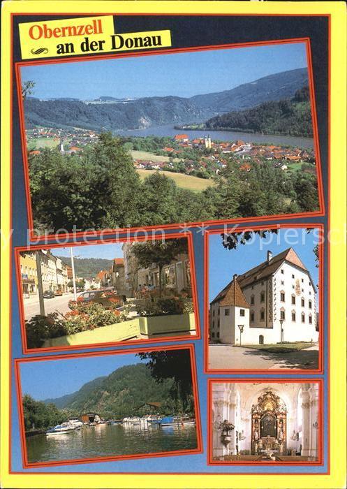 Obernzell Panorama Strassenpartie Rathaus See Kir