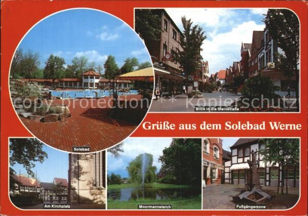 Werne Unna Solebad Steinstrasse Am Kirchplatz Moor