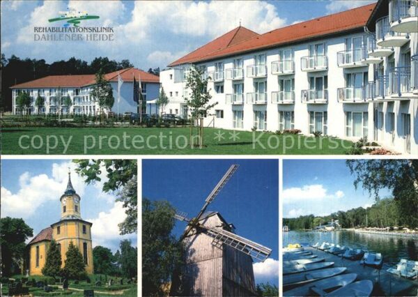 Dahlen Sachsen Rehaklinik Dahlener Heide Kirche Windmü