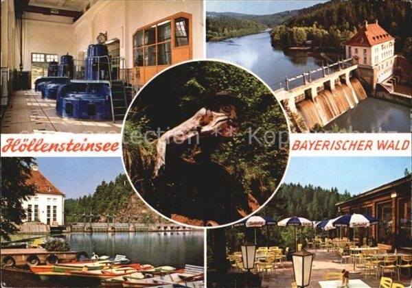 Hoellensteinsee Maschinenhalle Stauwehr Staumauer Resta