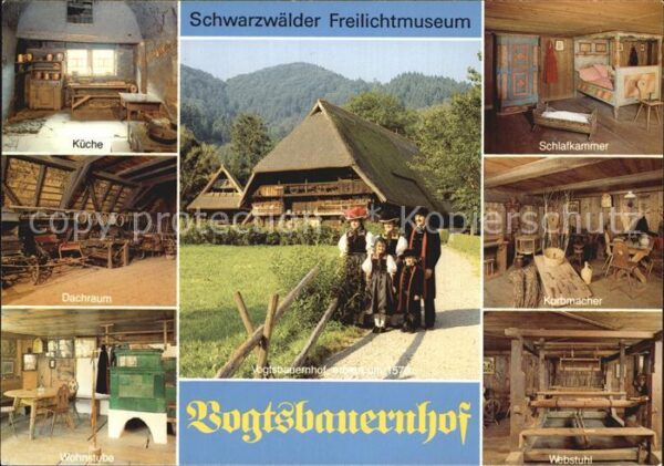 Gutach Schwarzwald Freilichtmuseum Küche Dachraum Wohnstub