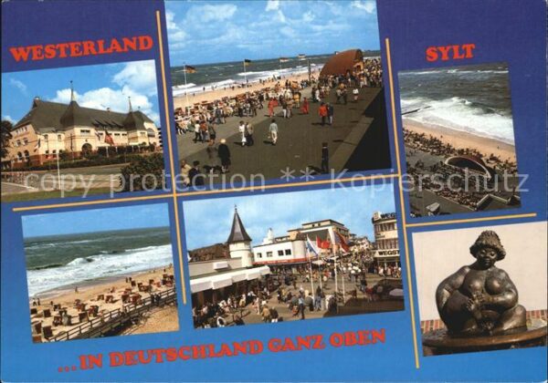 Westerland Sylt Strand Promenade Dorfplatz Musikpavillo