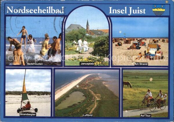 Insel Juist Badespass Janusplatz Strand Strandsegle