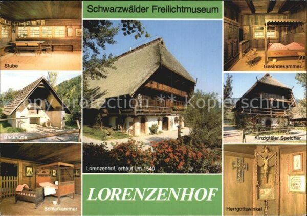 Gutach Schwarzwald Freilichtmuseum Stube Backhütte Schlafk