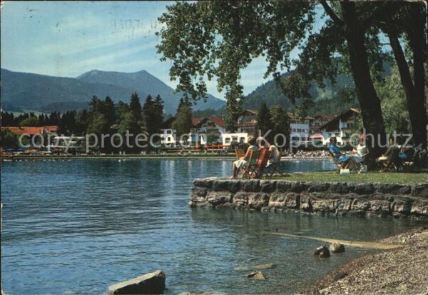 Bad Wiessee Promenade mit Hirschberg