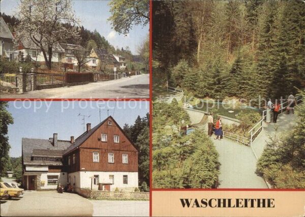Waschleithe Teilansicht Gaststätte Osterlamm Heimat