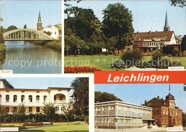 Leichlingen Rheinland Wupper Stadtpark Roderbirken Sparkasse