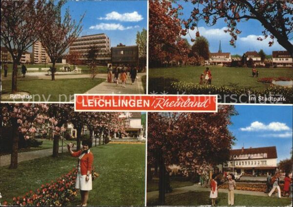 Leichlingen Rheinland Rathaus Stadtpark