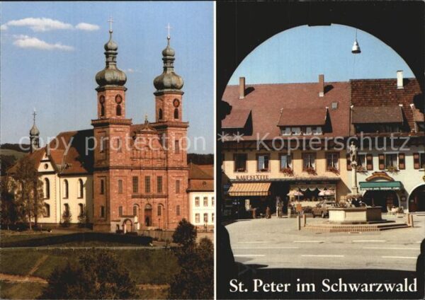 St Peter Schwarzwald Ehem Klosterkirche Bertoldsplatz