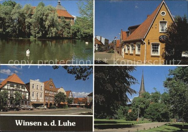 Winsen Luhe Schwanenteich Dorfmotive