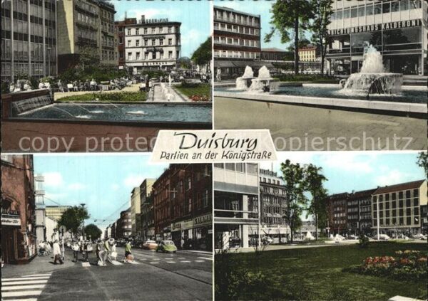 Duisburg Ruhr Partien an der Königstrasse