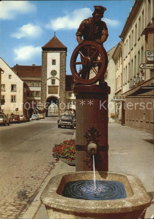 Villingen-Schwenningen Rademacher Brunnen Stadttor