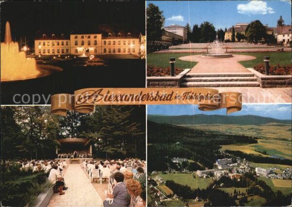 Bad Alexandersbad Altes Schloss Kuranlage Luisenquelle Ku