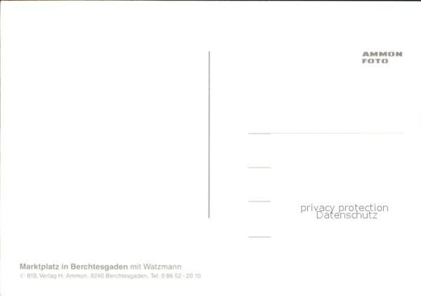 Berchtesgaden Marktplatz mit Watzmann – Bild 2