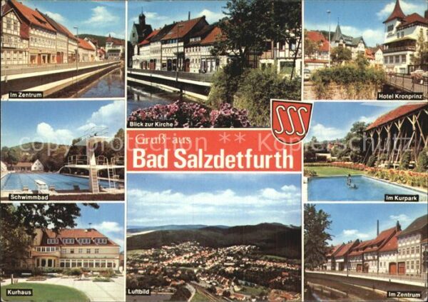 Bad Salzdetfurth Zentrum Kirche Hotel Kronprinz Schwimmb
