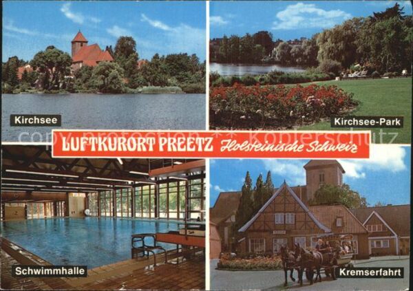 Preetz Holstein Kirchsee Park Schwimmhalle Kremserfahrt