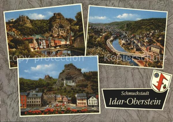 Idar-Oberstein Teilansichten Felsenkirche Panorama
