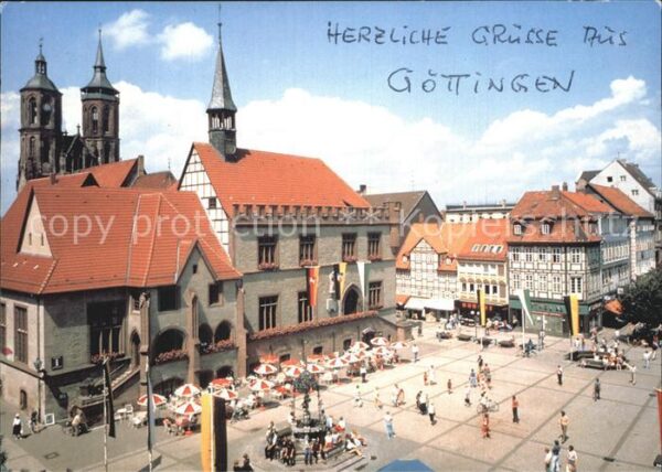 Goettingen Niedersachsen Altes Rathaus Kirche