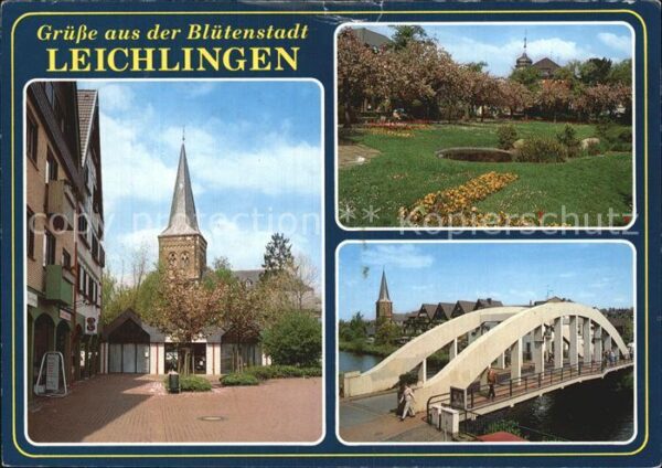 Leichlingen Rheinland Kirche Park Brücke